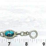 Apache Blue Oval Link Bracelet