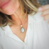 Thunder Cloud {White Buffalo} Pendant
