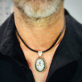 Thunder Cloud {White Buffalo} Pendant