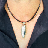White Lightning {White Buffalo} Pendant