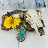 Arid Waters {Iron Maiden turquoise} Pendant