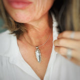 White Lightning {White Buffalo} Pendant