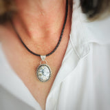 Thunder Cloud {White Buffalo} Pendant