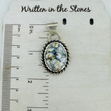 Thunder Cloud {White Buffalo} Pendant