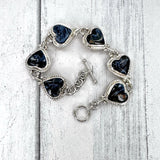 Heart Link Bracelet Petersite