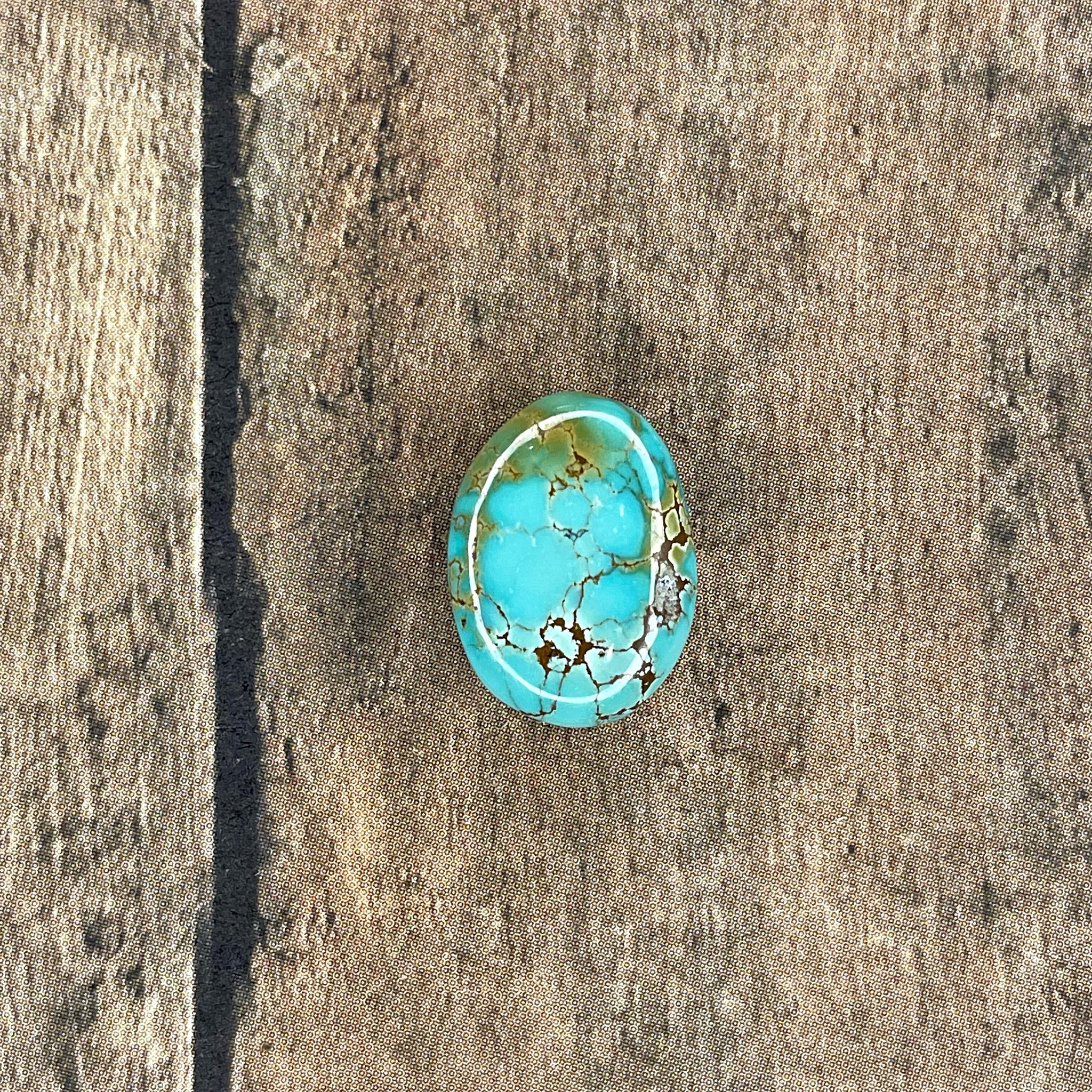 Iron Maiden Turquoise {IM269} Cabochon | Gemstone retailer | Cab | Polished Stone